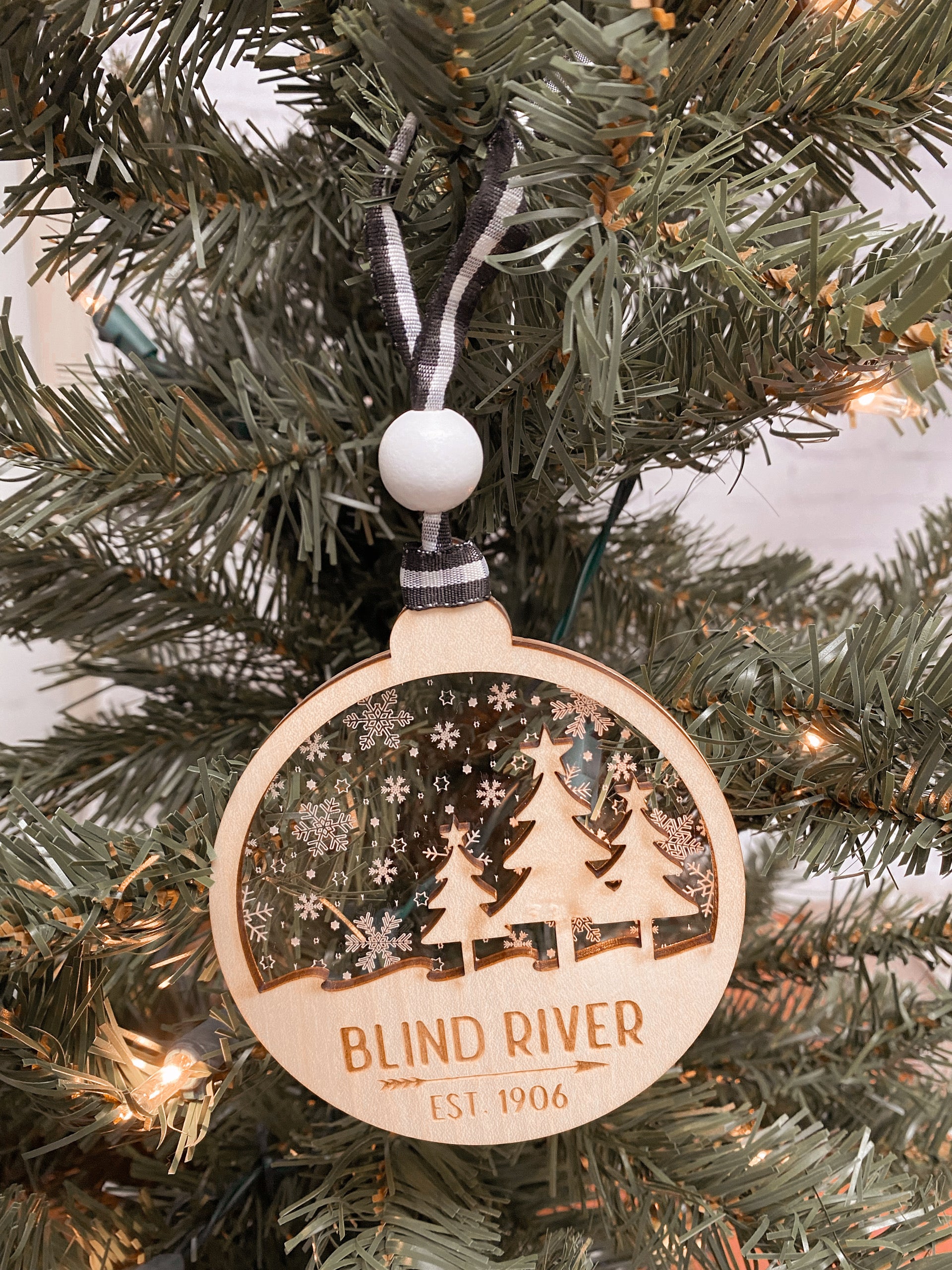 Blind River 2-ply Ornaments