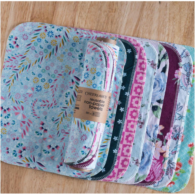Cheeks Ahoy Reusable Non Paper Towels