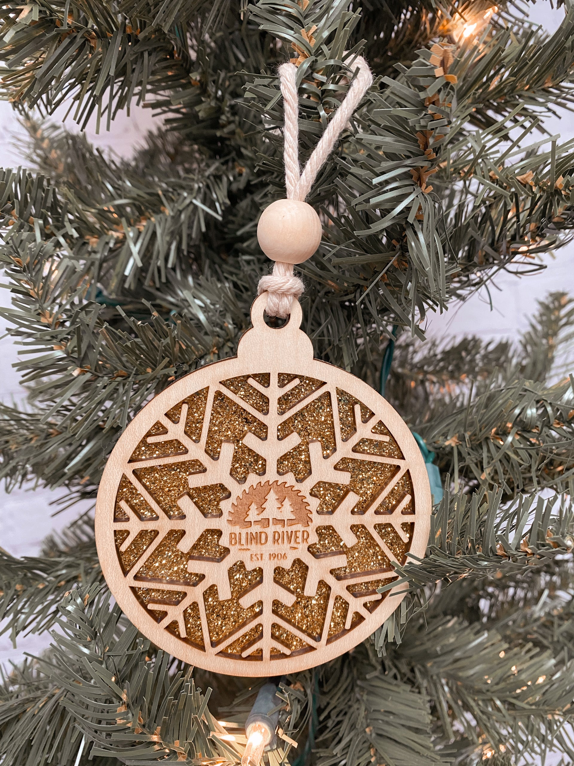 Blind River 2-ply Ornaments