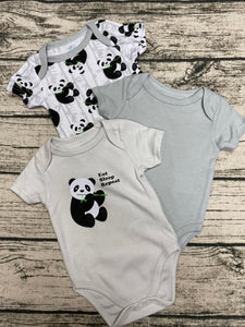 Panda 3 pack Onesies