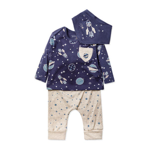 3-piece jogger set:Space