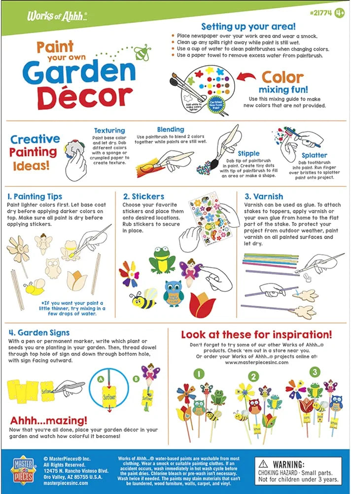 Paint your own Garden Decor