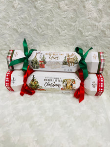 Christmas Cracker Set of 3 Bath Fizzers