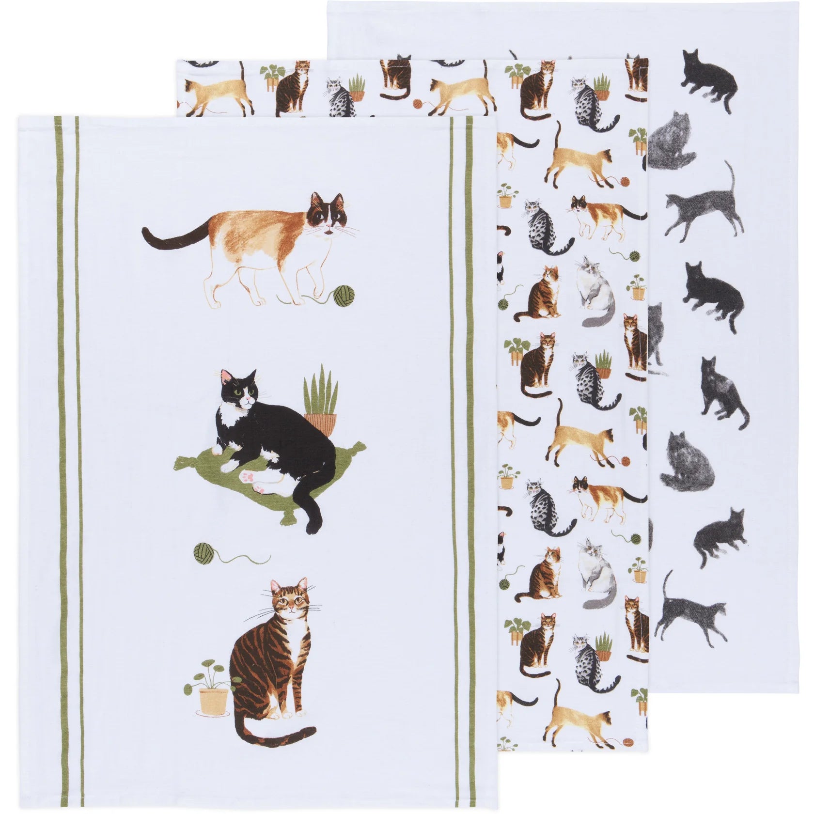 Baker’s Floursack Dishtowels Set of 3 - Cat Collective