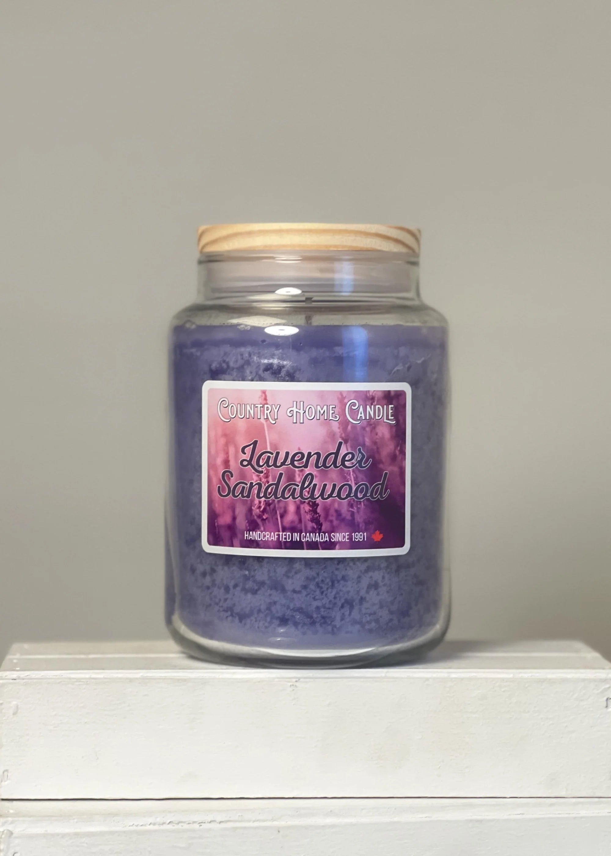 Country Home Candle - Lavender Sandalwood