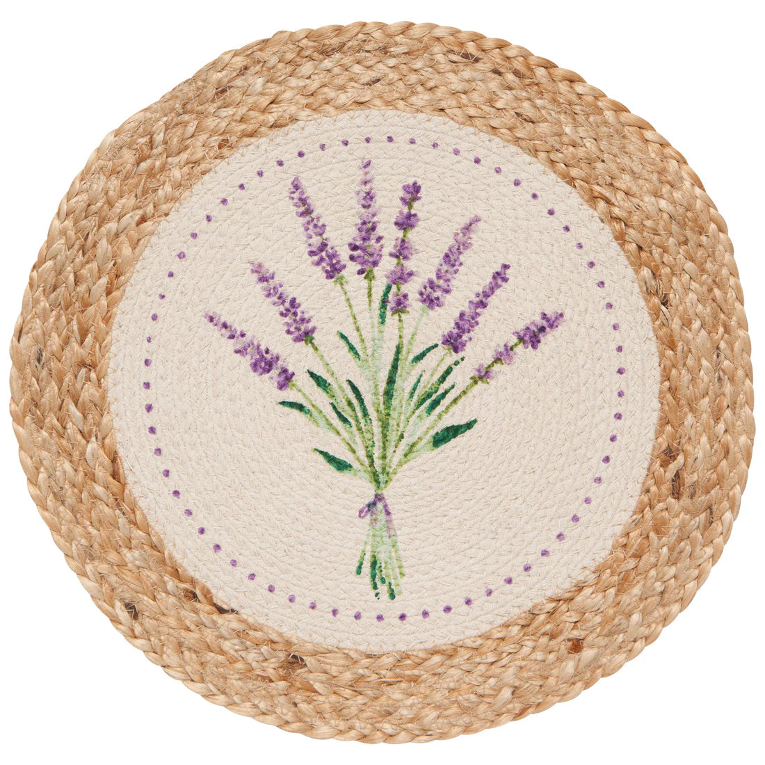 Lavender Braided Placemat