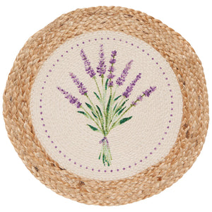 Lavender Braided Placemat