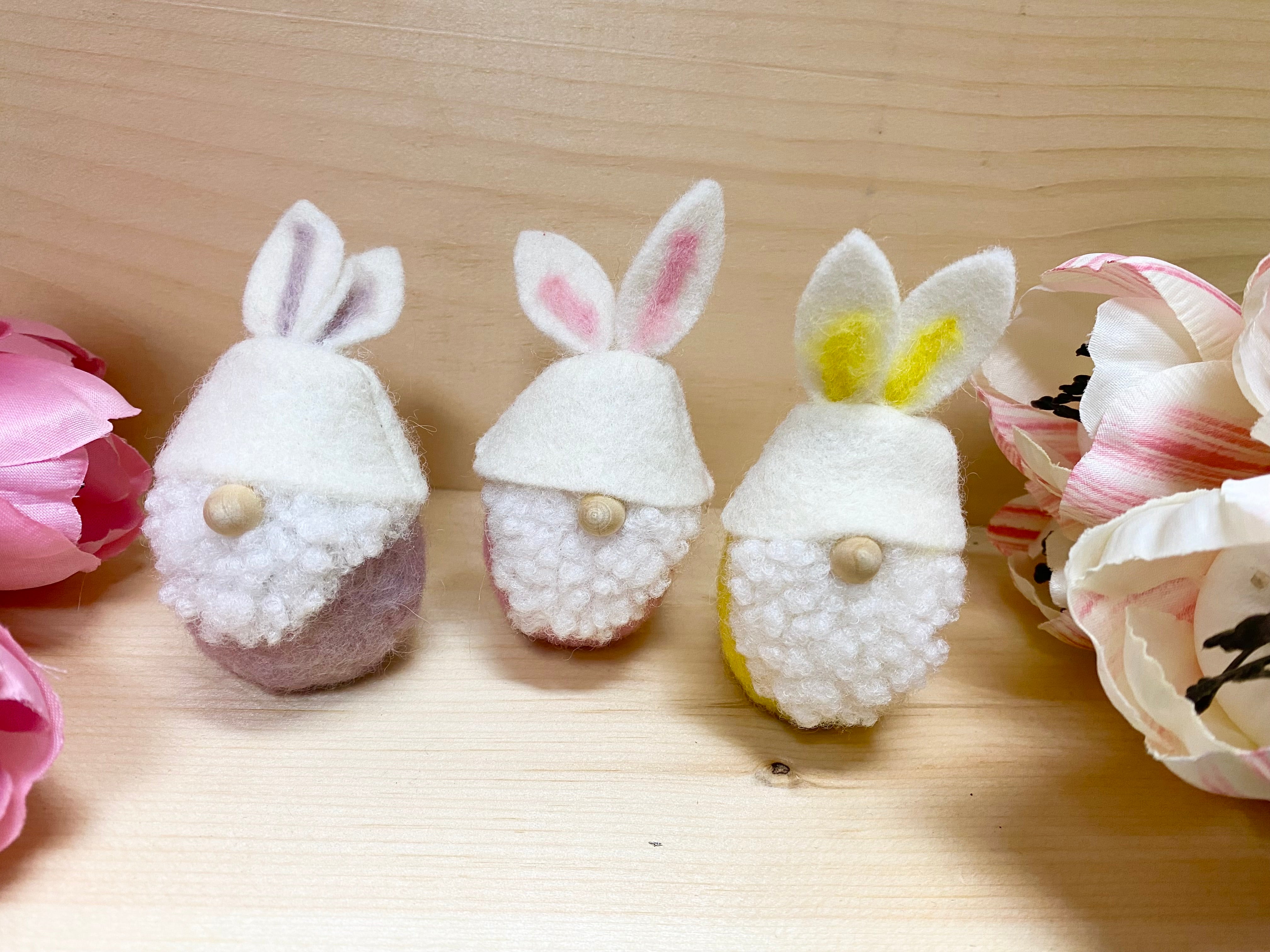 Felt Easter Bunny Gnomes