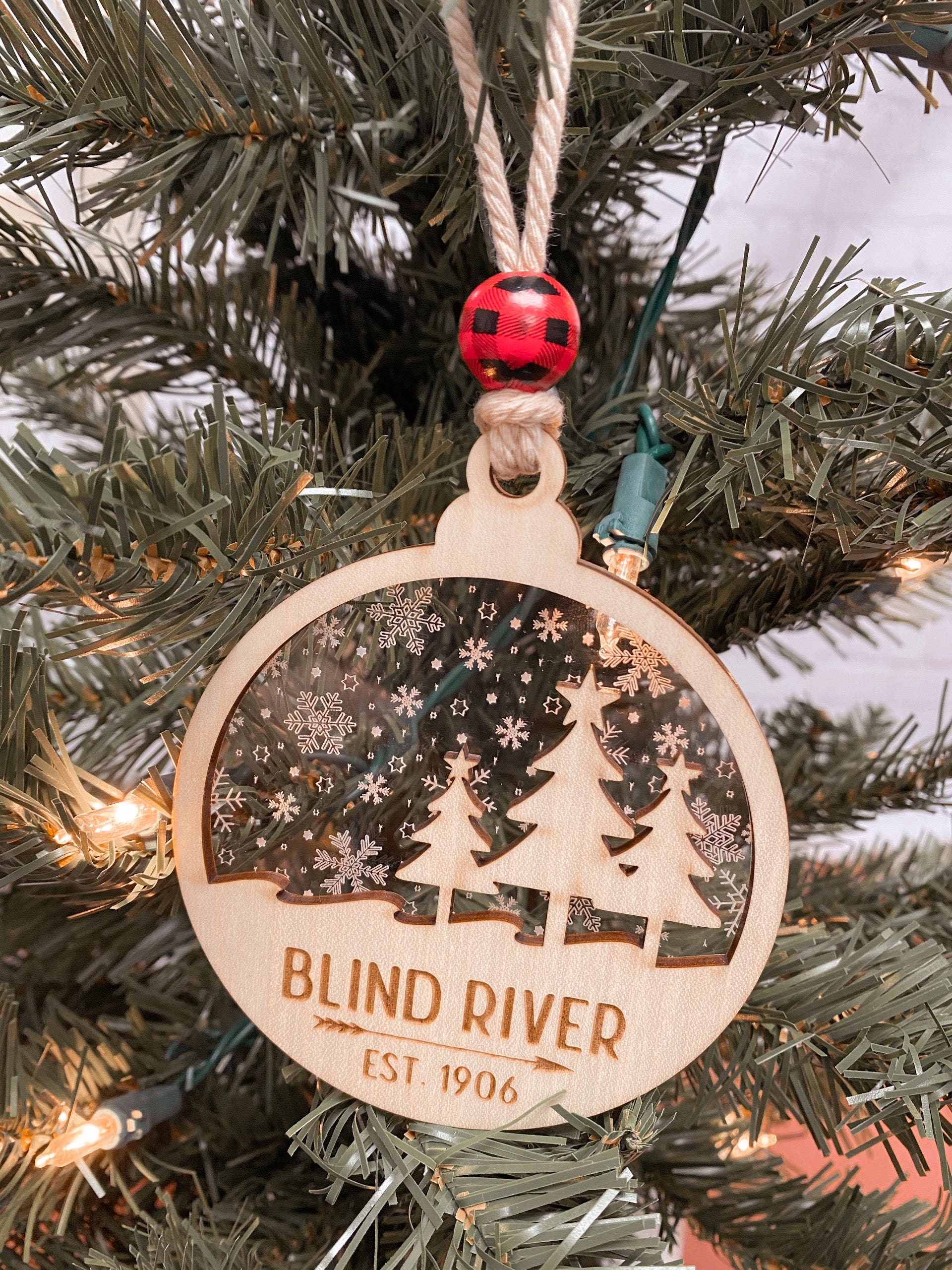 Blind River 2-ply Ornaments