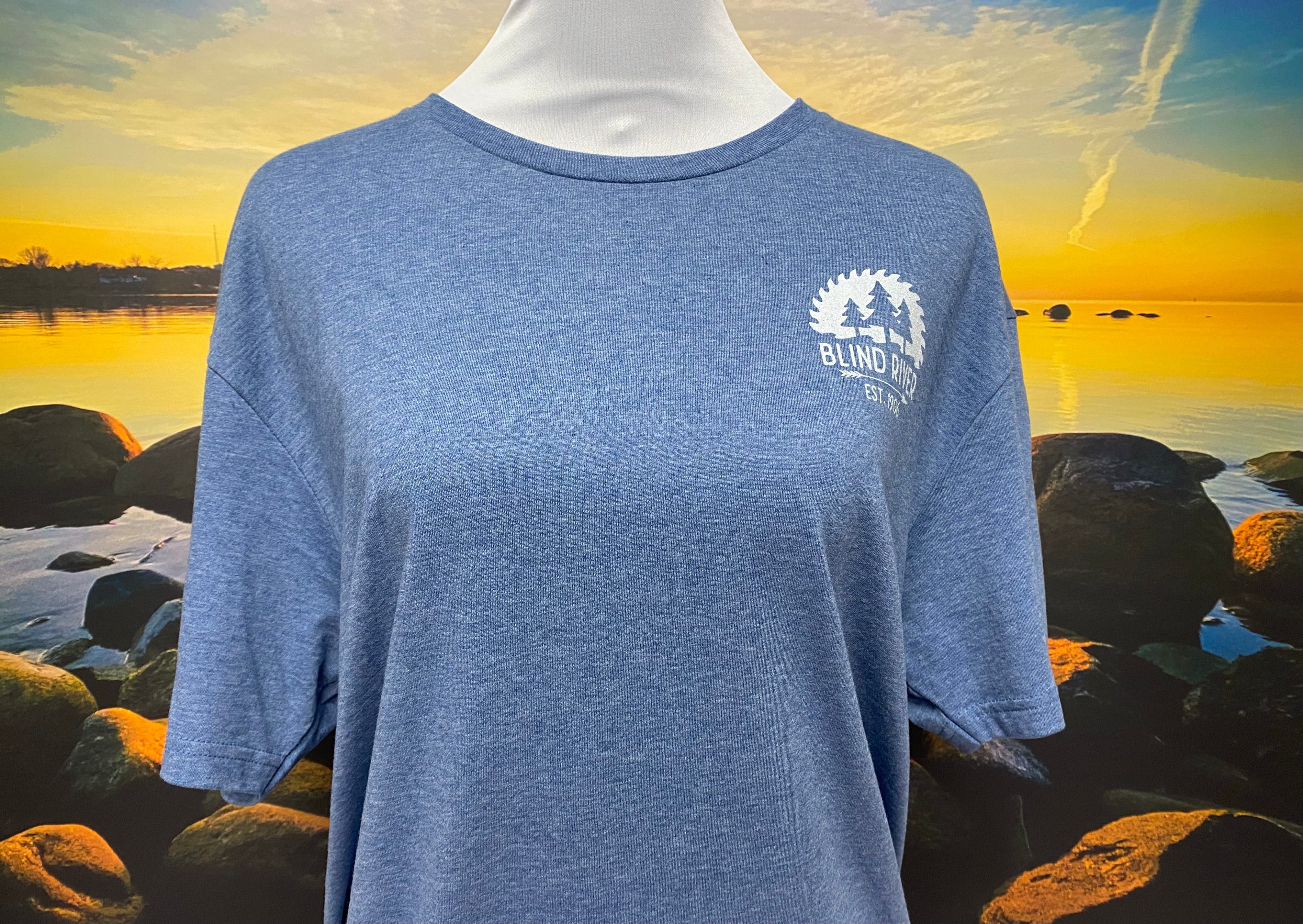 Blind River Lake Signpost Tee