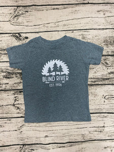 Blind River Toddler Tee - Steel Grey