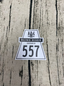 Blind River Stickers