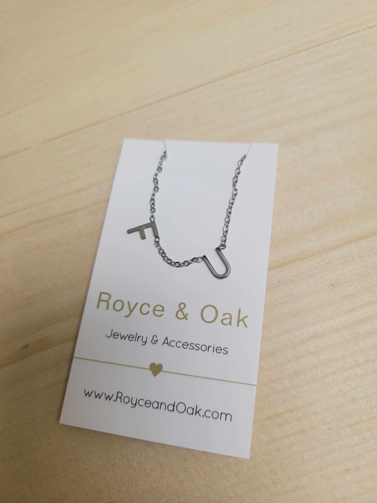 Royce and Oak FU Necklace