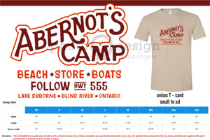 *Pre-order Limited Edition Abernot’s Camp Unisex Tee*