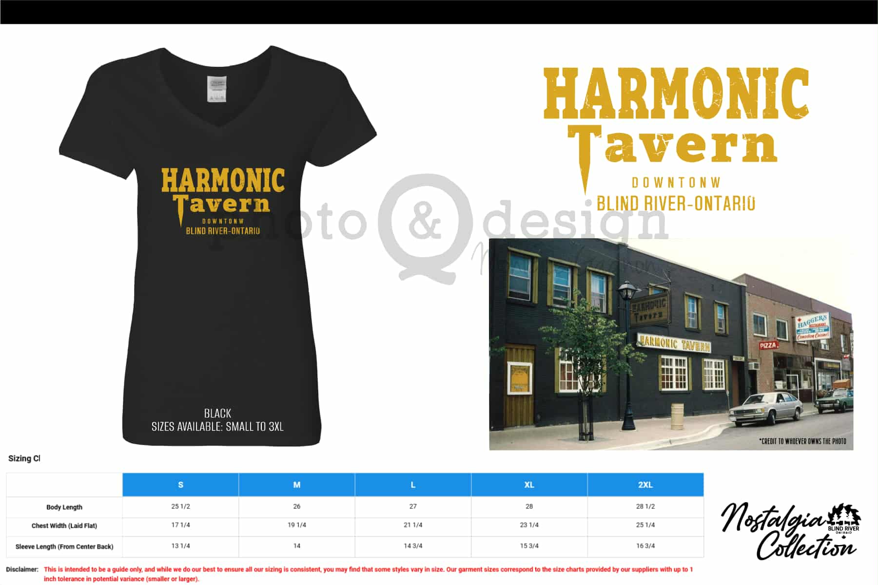 *Pre-Order Harmonic Tavern Women’s V-Neck Tee*