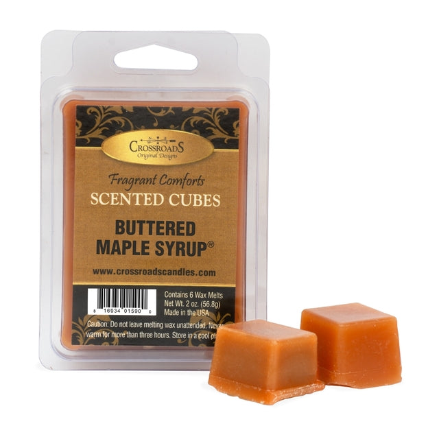 Crossroads Scented Wax Cubes — Buttered Maple Syrup
