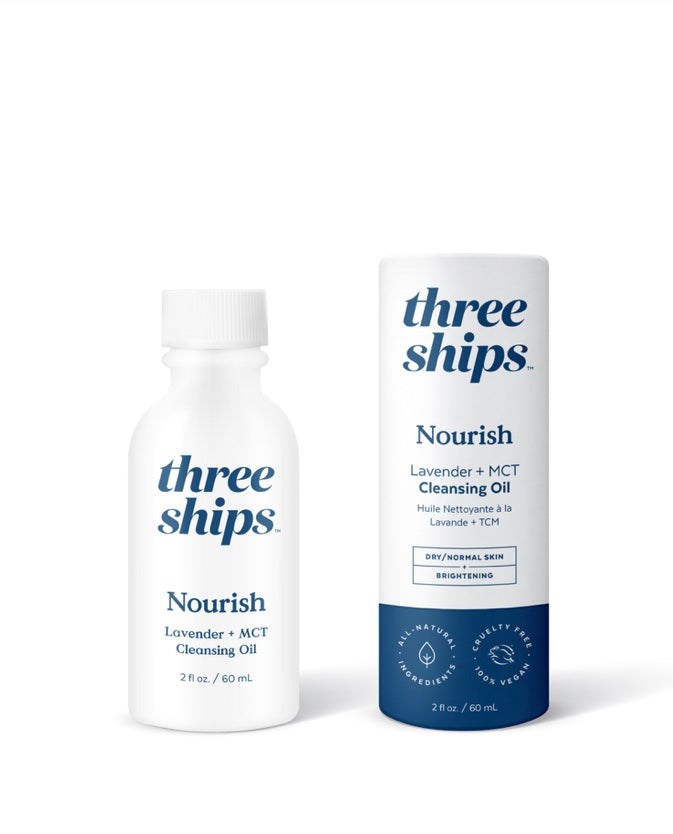 Three Ships - Nourish Lavender + MCT Cleansing Oil