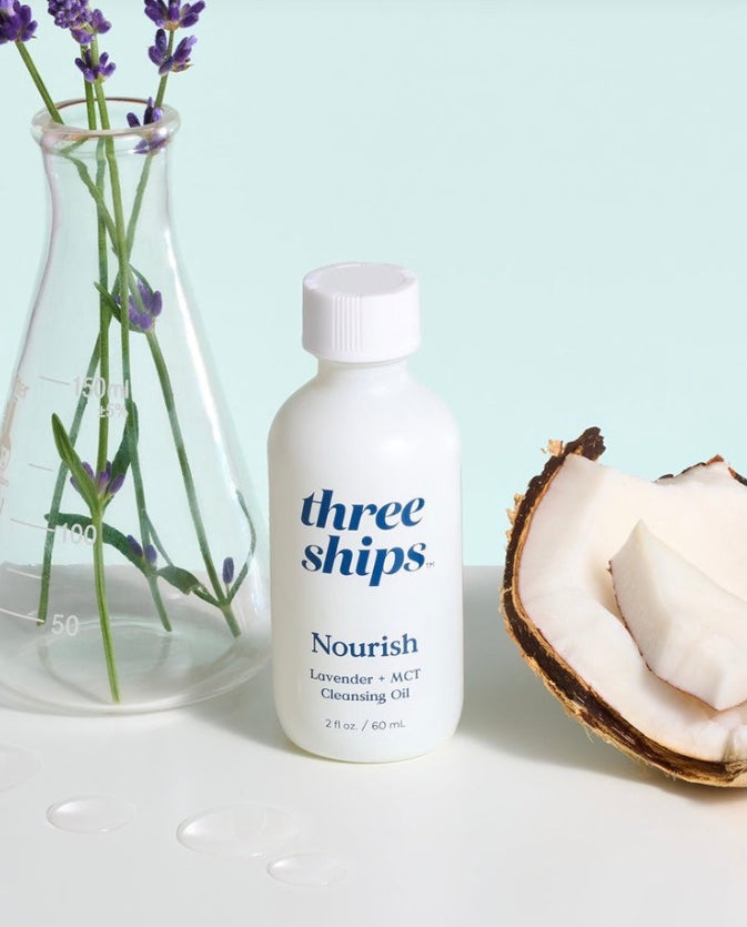 Three Ships - Nourish Lavender + MCT Cleansing Oil